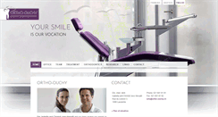 Desktop Screenshot of ortho-ouchy.ch.preview03.net4all.ch